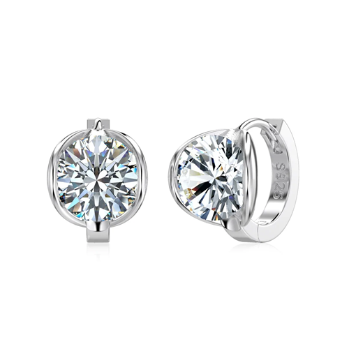 Pendientes CikOrefice Gioielli Mujer in Plata Moissanite EJMUR01 - EJMUR01